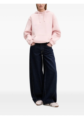 adidas Essentials logo-detail hoodie - Pink