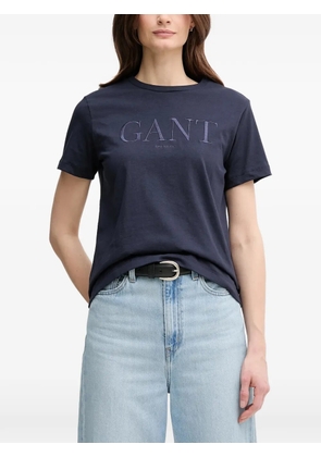Gant embroidery T-shirt - Blue