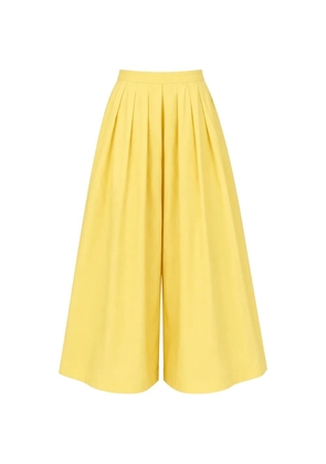 Rosie Assoulin Skant Pant pleated trousers - Yellow
