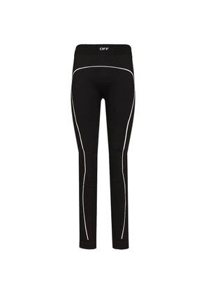 Off-White Off Stamp seamless leggings - Black