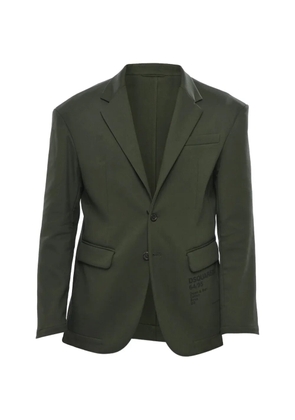 DSQUARED2 single-breasted logo-print blazer - Green