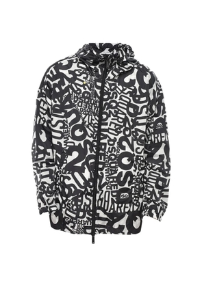 DSQUARED2 monogram-motif hooded jacket - White