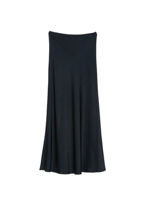 Fabiana Filippi satin-finish maxi skirt - Black
