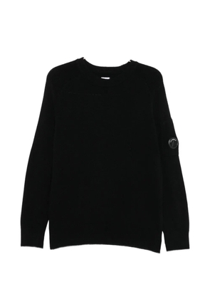 C.P. Company Lens-detail crew-neck sweater - Black