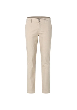 Jacob Cohën logo-patch straight-leg trousers - Neutrals