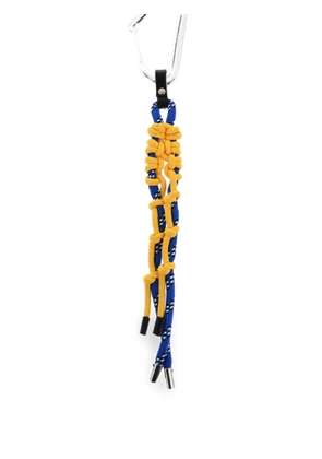DSQUARED2 braided carabiner keychain - Blue
