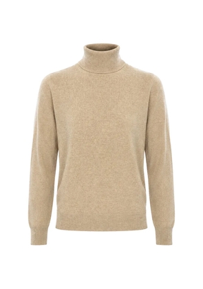 Malo roll-neck knitted sweater - Neutrals