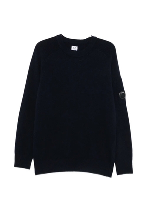 C.P. Company Lens-detail wool sweater - Blue