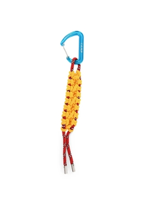 DSQUARED2 braided carabiner keyring - Yellow