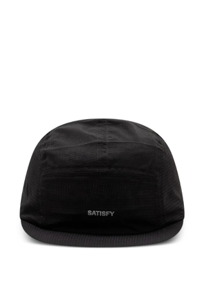 Satisfy Rippy Air logo-print cap - Black