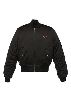 MCM x Snipes satin bomber jacket - Black