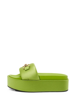 Versace Pre-Owned Medusa-plaque sandals - Green