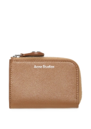 Acne Studios compact zip wallet - Neutrals