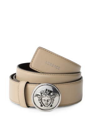 Versace Medusa-buckle belt - Neutrals