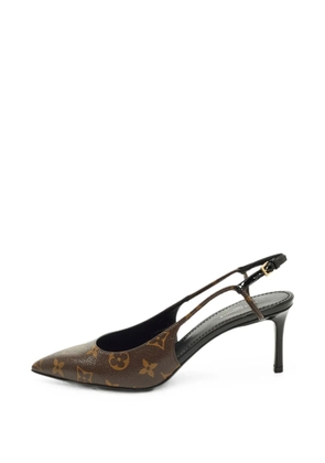 Louis Vuitton Pre-Owned Chérie Monogram slingback pumps - Brown