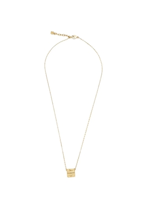 Givenchy Pre-Owned logo-plaque necklace - Gold