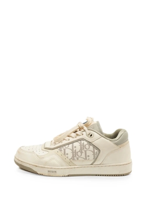 Christian Dior Pre-Owned B27 Oblique leather sneakers - White