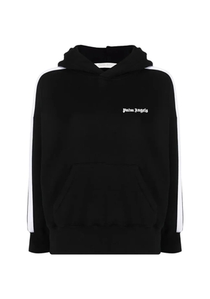 Palm Angels side-stripe hoodie - Black