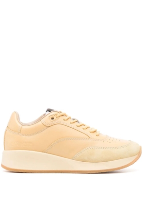 Jacquemus panelled lace-up sneakers - Yellow