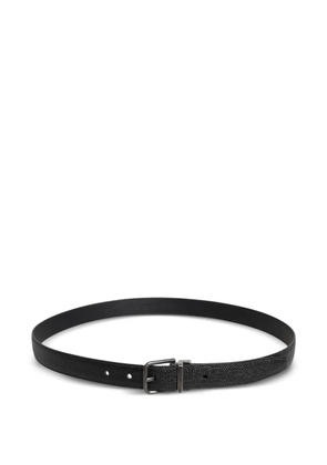 Dolce & Gabbana pebbled leather belt - Black