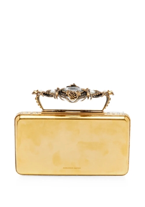 Alexander McQueen Pre-Owned jewelled clutch bag - Gold