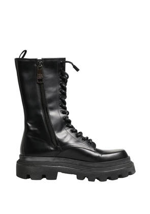 Dolce & Gabbana trek-sole combat boots - Black
