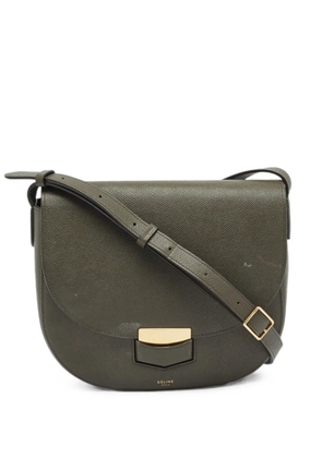 Celine Pre-Owned 2017 Trotteur shoulder bag - Green