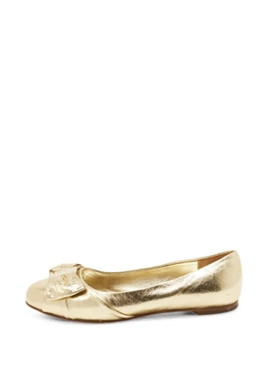 Ferragamo Pre-Owned Varina ballet flats - Gold