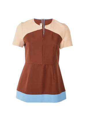 Marni Pre-Owned short-sleeve mini dress - Brown