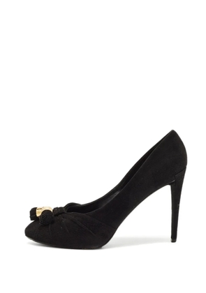Louis Vuitton Pre-Owned knot tassel pumps - Black