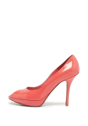 Christian Dior Pre-Owned Miss Dior peep-toe pumps - Red