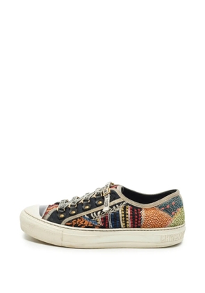 Christian Dior Pre-Owned Walk'n'Dior embroidered sneakers - Black