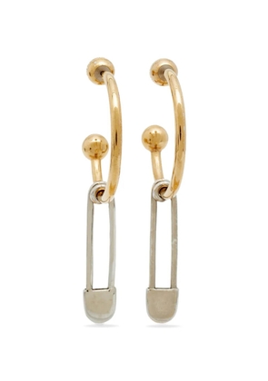 Burberry Pre-Owned Kilt Pin hoop earrings - Gold