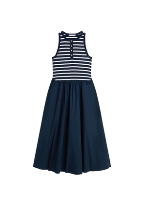 Tommy Hilfiger striped button-down maxi dress - Blue