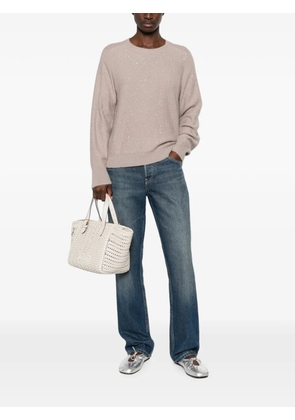 Fabiana Filippi sequin-embellished knit - Neutrals