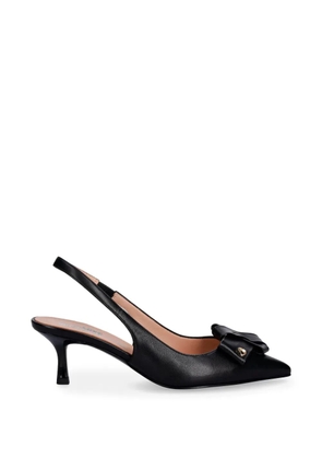 Love Moschino bow-detail slingback pumps - Black