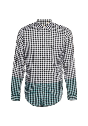 Burberry Pre-Owned Burberry Brit gingham-checked shirt - White