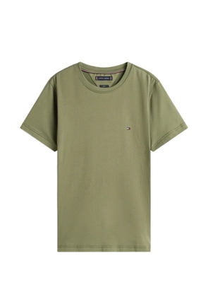 Tommy Hilfiger logo-appliqué crew-neck T-shirt - Green
