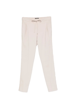Fabiana Filippi drawstring side-stripe track pants - Neutrals