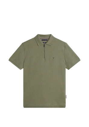 Tommy Hilfiger Airdot zip-up polo shirt - Green