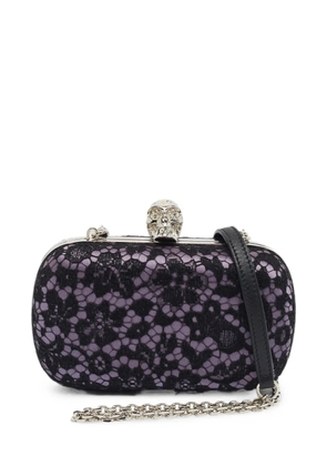 Alexander McQueen Pre-Owned Skull lace clutch bag - Black