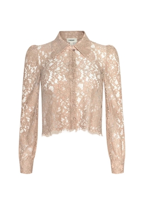 L'Agence Anita lace blouse - Neutrals