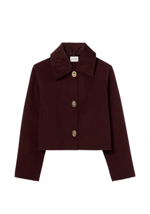 Claudie Pierlot boxy corduroy jacket - Red