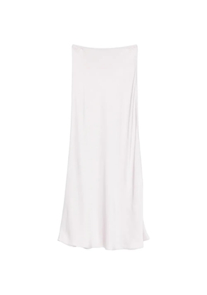 Fabiana Filippi satin-finish maxi skirt - Grey