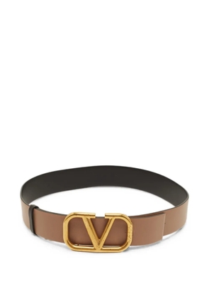 Valentino Garavani Pre-Owned VLogo reversible buckle belt - Neutrals