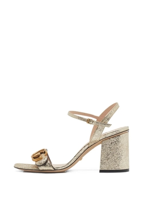 Gucci Pre-Owned GG Marmont sandals - Gold
