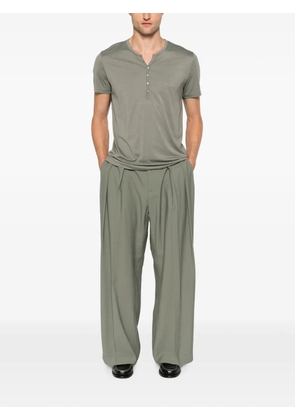 Patrizia Pepe henley T-shirt - Green