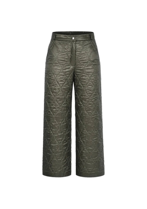 Woolrich padded quilted trousers - Green