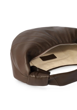 LEMAIRE mini Fortune Croissant bag in leather - Brown