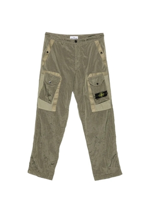 Stone Island logo-patch cargo pants - Green